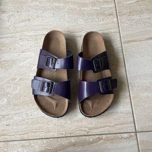 Purple Birkenstock Sandals 36
